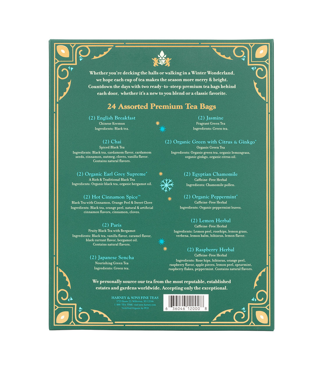 Harney & Sons 12 Days of Tea Winter Countdown in - photo