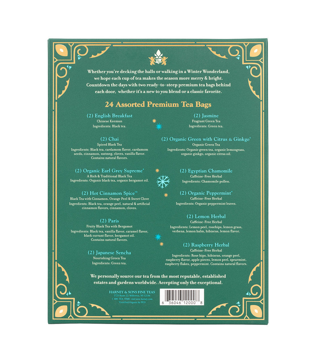 Harney & Sons 12 Days of Tea Winter Countdown in - photo