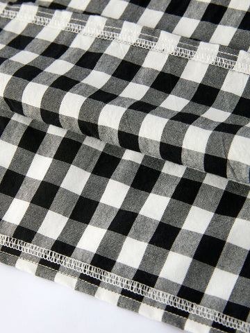 Mommy & Me Adult Plaid Smocked Dress