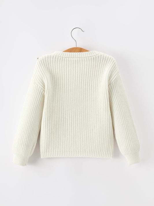 Winter Christmas Girls Pullover Sweater -