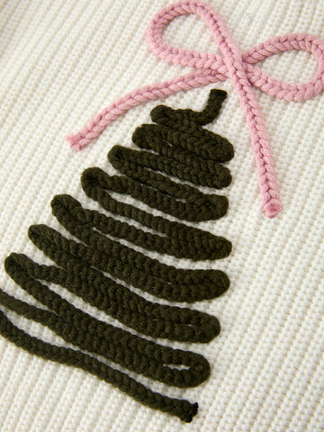 Winter Christmas Girls Pullover Sweater -