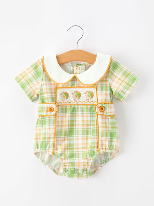 Thanksgiving Turkey Smocked Baby Boy JonJon -