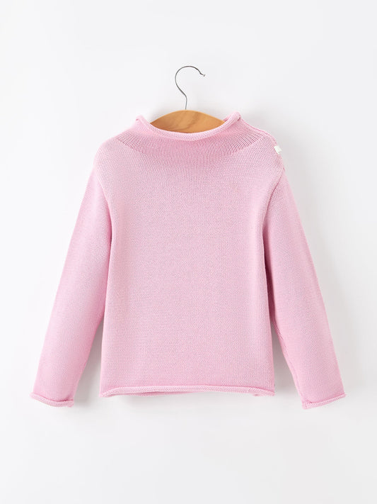 Girls Ghost Bow Knit Sweater Halloween Cute Embroidered Pullover -