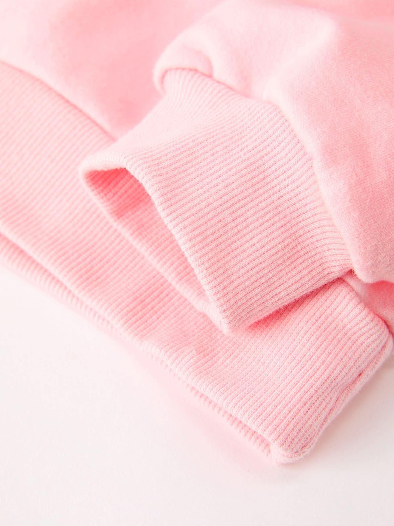 Christmas Tree Appliqué Girls Pink Sweatshirt And Pants Set -