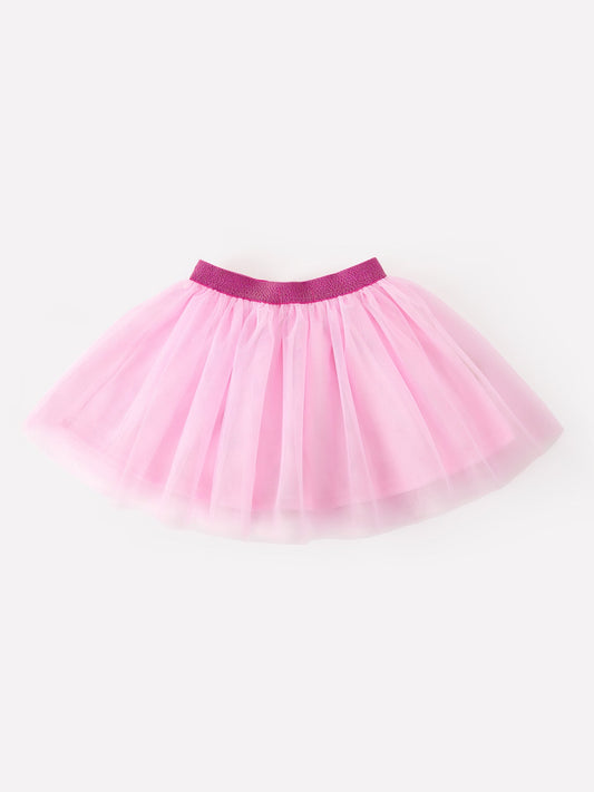 FALL Girls Pink Sequin Ballet Slipper Tulle Tutu Skirt -