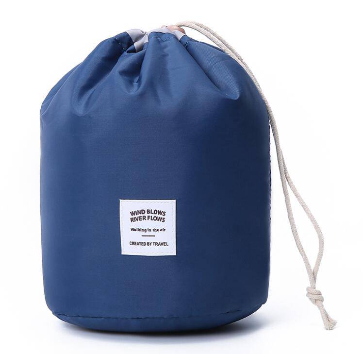 Portable Cosmetic Bags - Solid Navy