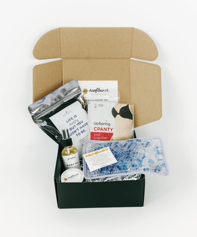 Sunflower Motherhood C-Section Recovery Box in - Postpartum Gift photo