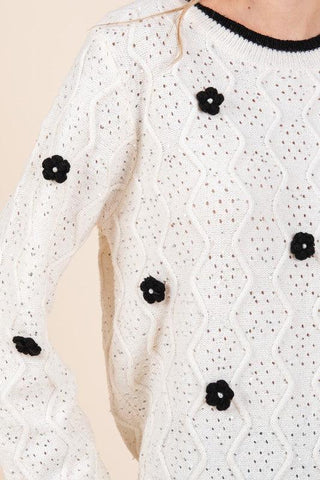 GeeGee Modern Vintage Style Knit Sweater