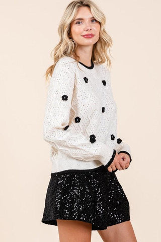 GeeGee Modern Vintage Style Knit Sweater