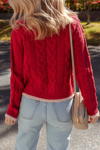 Kennedy Cable Knit Buttoned Cardigan