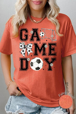 Soccer Game Day Graphic Heavy Cotton Tee - SwagglyLife Home & Fashion