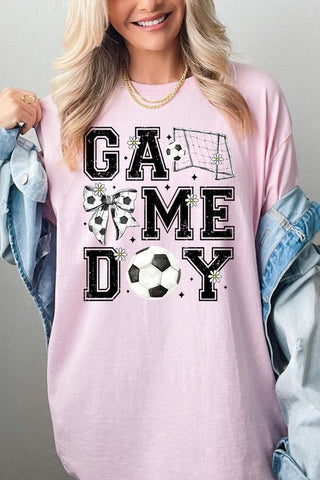 Soccer Game Day Graphic Heavy Cotton Tee - SwagglyLife Home & Fashion