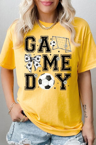 Soccer Game Day Graphic Heavy Cotton Tee - SwagglyLife Home & Fashion