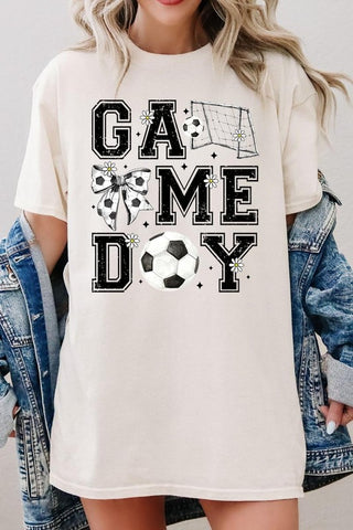 Soccer Game Day Graphic Heavy Cotton Tee - SwagglyLife Home & Fashion
