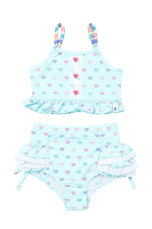 Beaded Candyland High Waisted Bikini -
