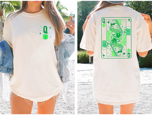 Queen of Clover Graphic Tee in - Womens photo