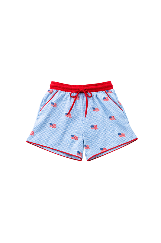 *PREORDER* Heritage Flag Boy Shorts in - Swimwear photo