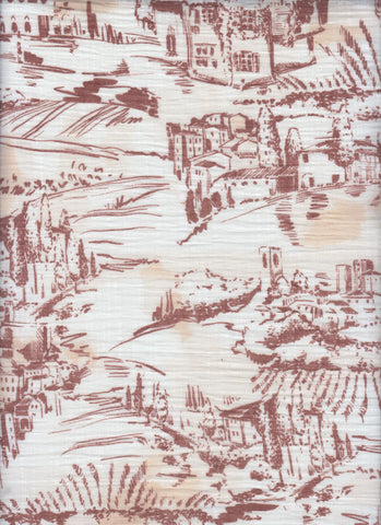 Brown Toile Ruffle Nursing Pillow Cover