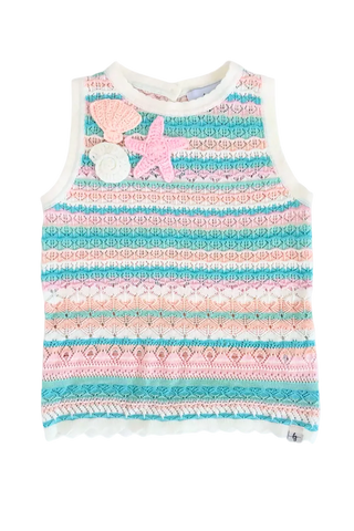 Seashore Stripe Knit Tank