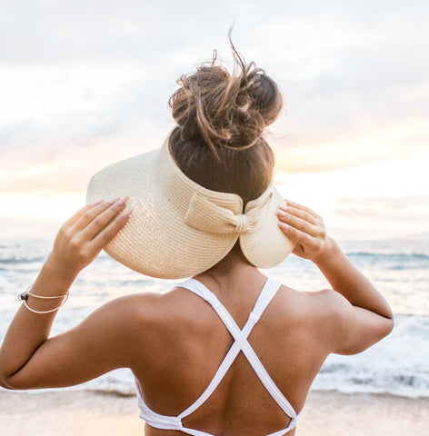Foldable Wide Brim Bow Visor in - Sun Visor photo