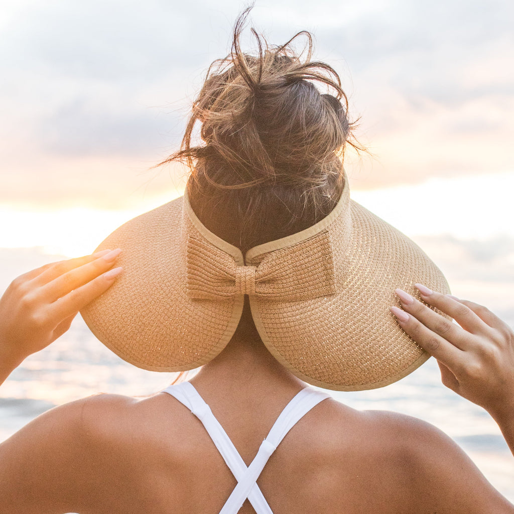 Foldable Wide Brim Bow Visor in - Sun Visor photo