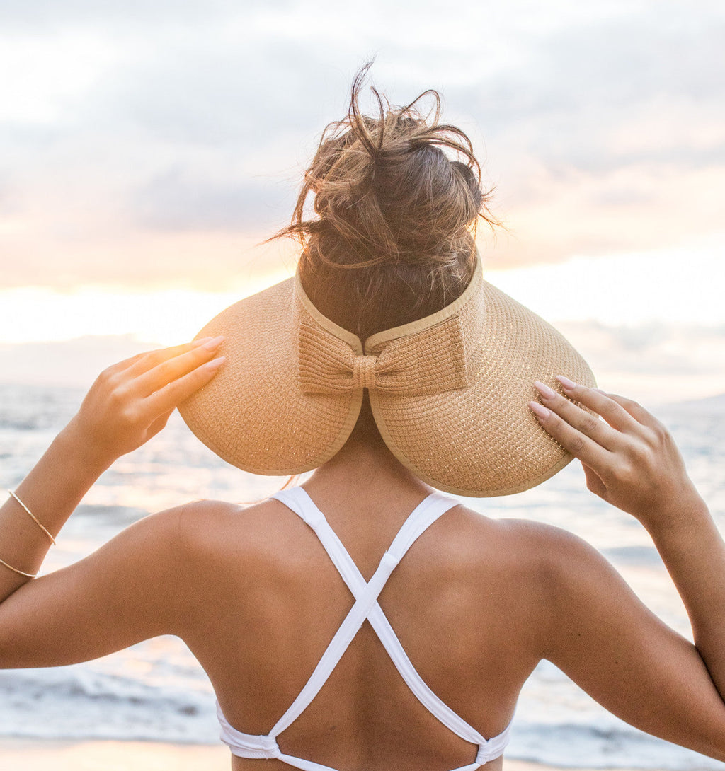 Foldable Wide Brim Bow Visor in - Sun Visor photo