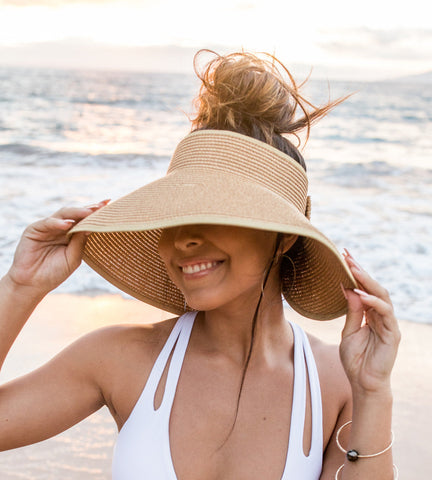 Foldable Wide Brim Bow Visor in - Sun Visor photo