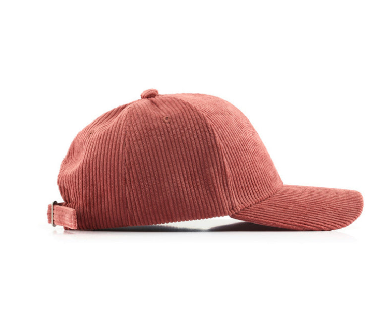 Corduroy Boyfriend Ball Cap in Mauve - Baseball Caps photo
