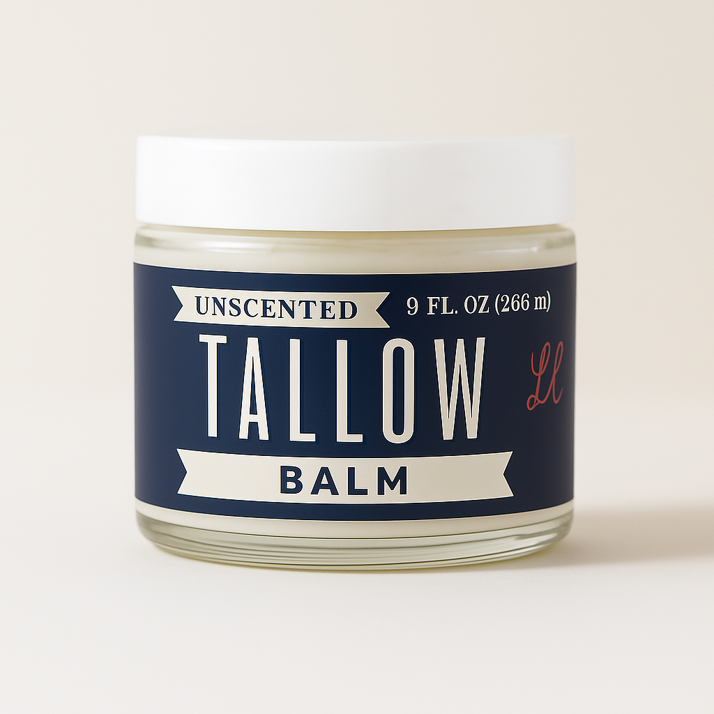Unscented Tallow Balm | Natural Beef Tallow Vitamin E, Jojoba Moisturizer for Face & Body |Clean, Preservative-Free Skincare by Lady May in - Body Cream/Lotion photo