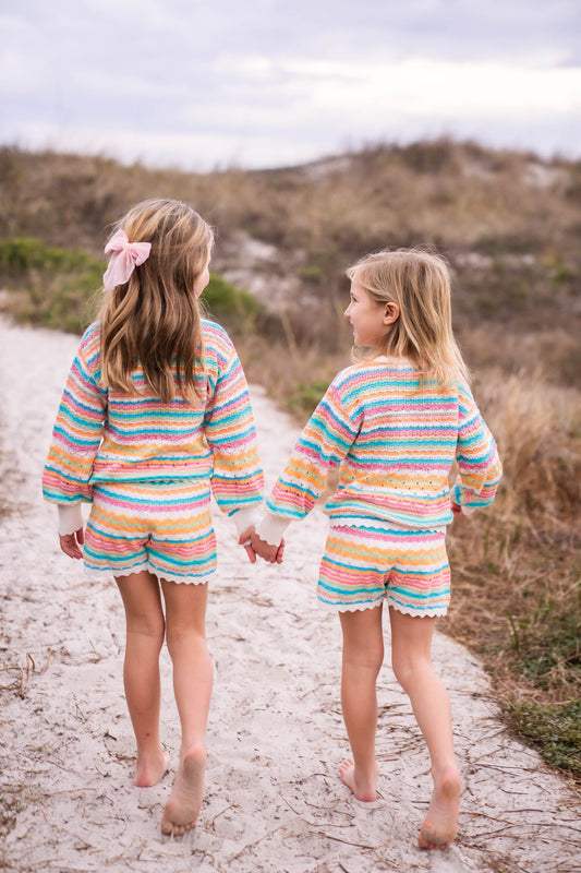 Lollipop Knit Shorts in - Shorts photo