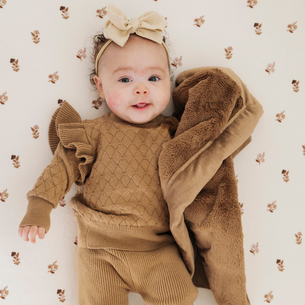 MINKY STRETCH LUXE CRIB SHEETS in - photo