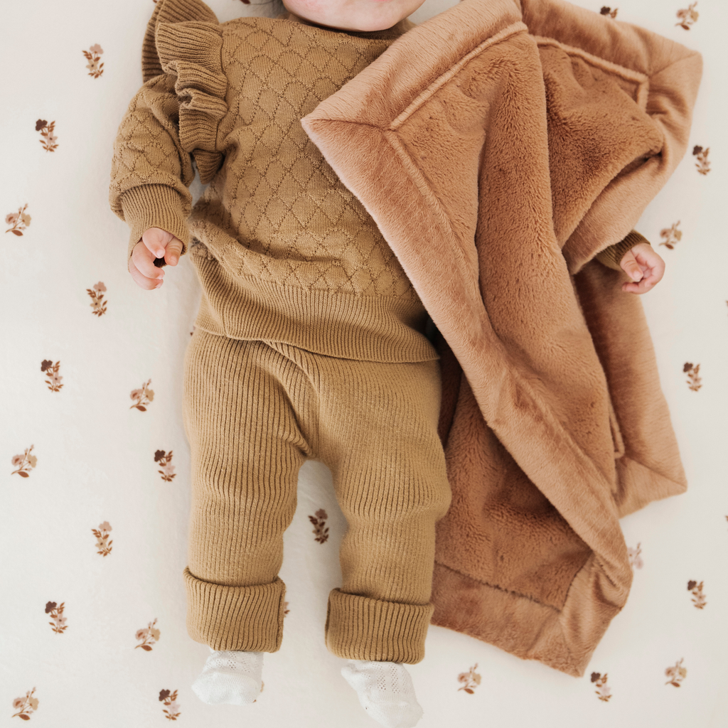 MINKY STRETCH LUXE CRIB SHEETS in - photo