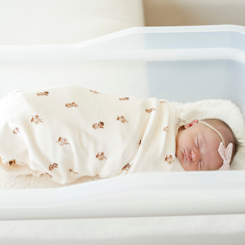 MINKY STRETCH LUXE SWADDLE/BLANKET in - photo