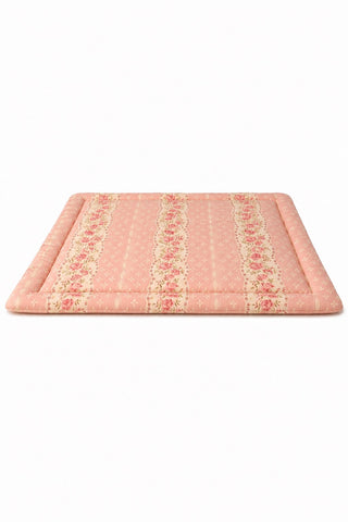 Pink Rose Padded Baby Play Mat