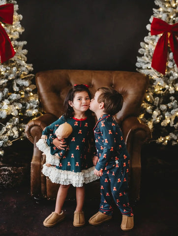 *PREORDER* Beary Merry Gown and Bloomers - SwagglyLife Home & Fashion