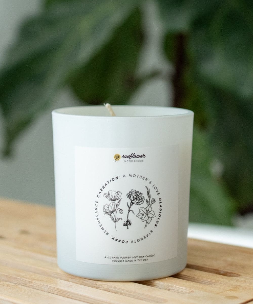 Sunflower Motherhood Remembrance Healing Candle in - Candles photo