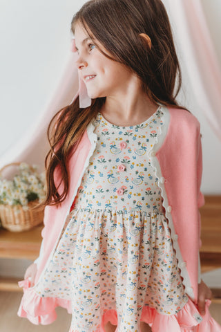 Petal Pink Cardigan in - Sweaters photo