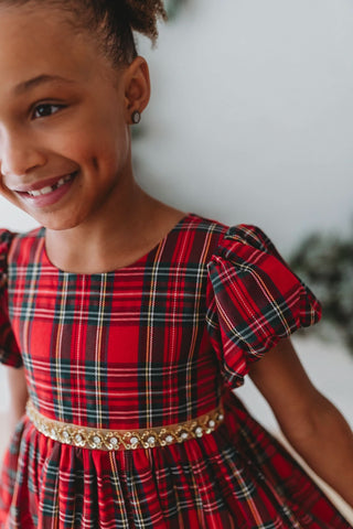 *PREORDER* Christmas Tartan Charlotte Dress