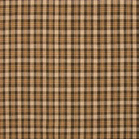 Brown Plaid Crib Quilted Blanket