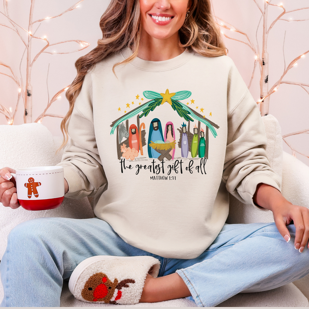 Greatest Gift Graphic Tee and Sweatshirt in - Womens photo