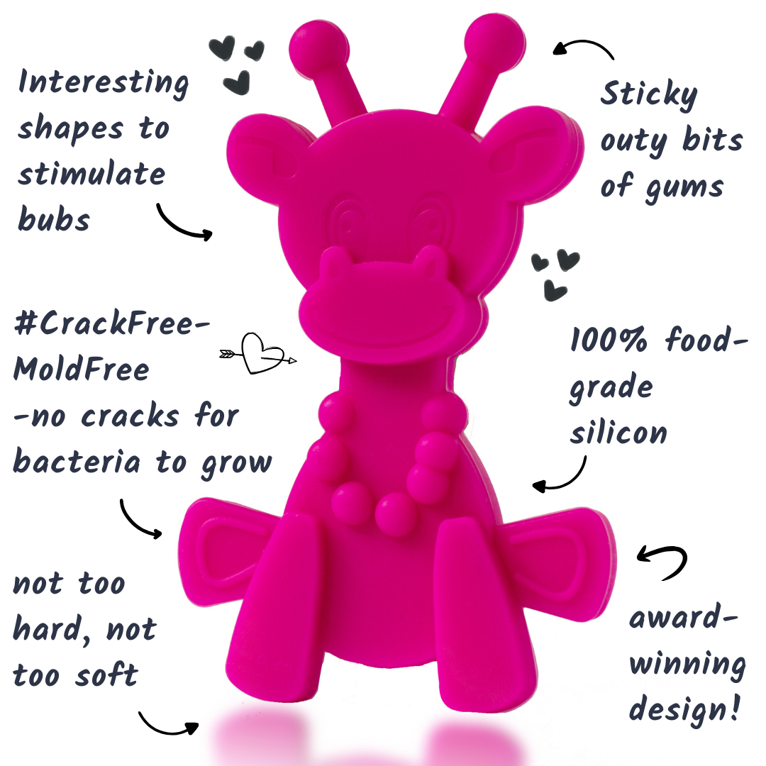 Little bamBAM Baby Teething Toy - Magenta in - Baby Teething Toy photo