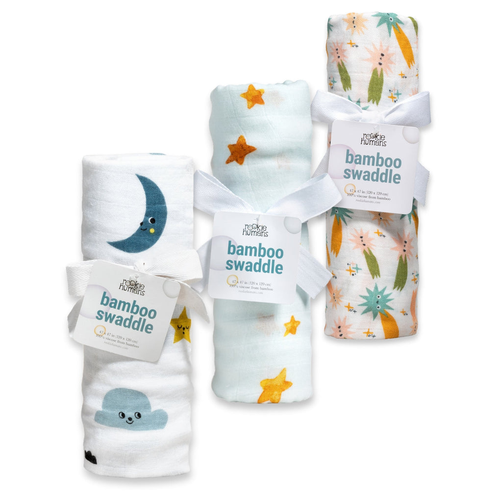 Moon & Stars Swaddle 3-Pack in - Swaddle photo