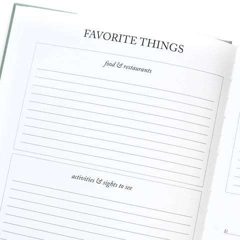 Duncan & Stone Paper Co. Travel Journal Book