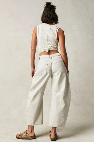 Stacy Wide Leg Jeans with Pockets