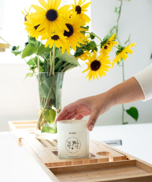 Sunflower Motherhood Remembrance Healing Candle in - Candles photo