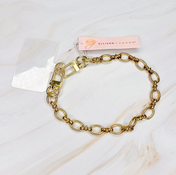 Noble Chic Chain Phone Wrist Lanyard in - photo