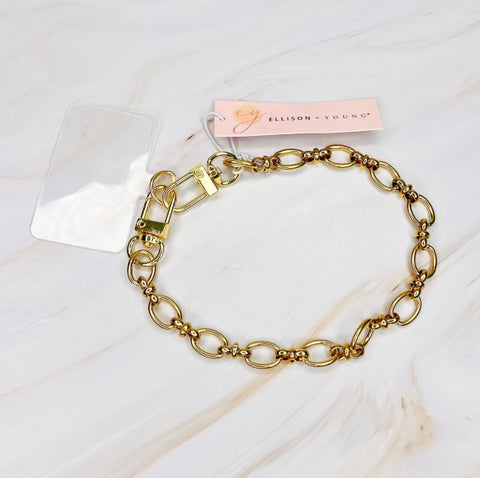 Noble Chic Chain Phone Wrist Lanyard in - photo