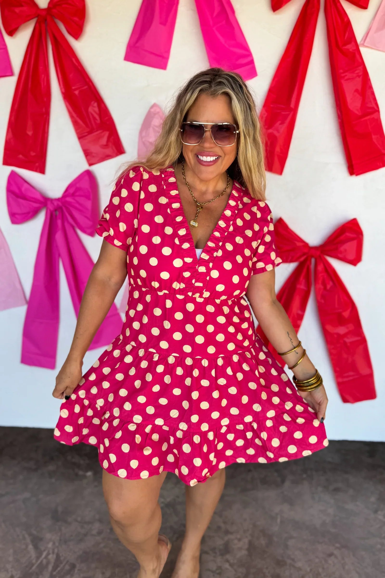 PREORDER: The Dotty Dress in - Womens photo