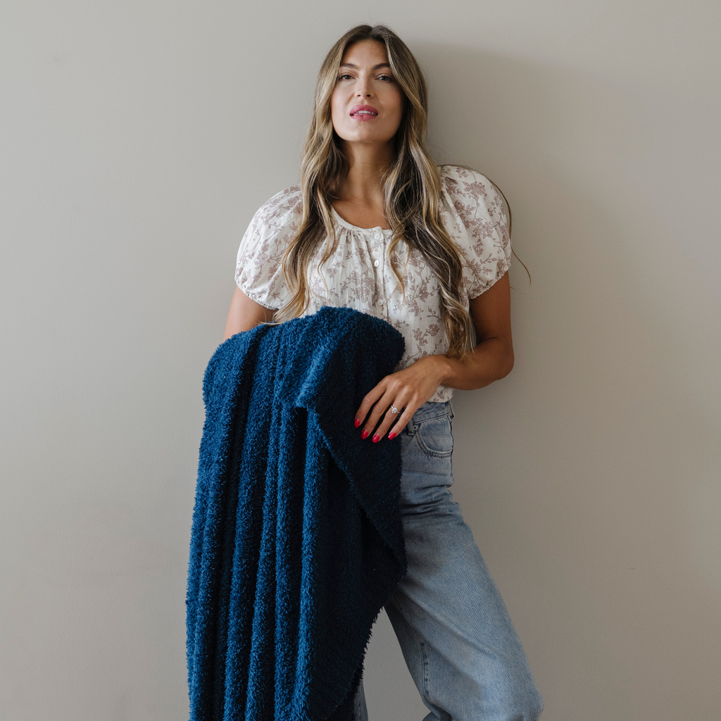 BAMBONI® XL BLANKETS in Nautical Blue - photo