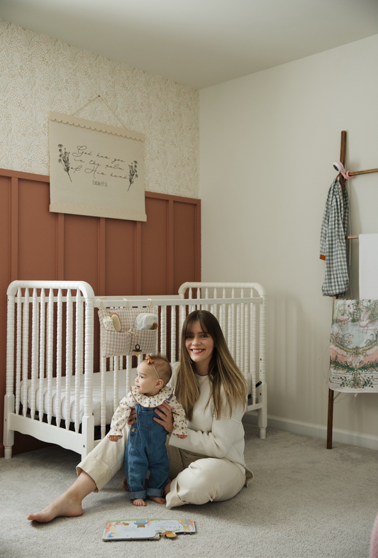 Haven Baby Crib Diaper Caddy Storage Organizer Nursery Room in - Baby Crib Storage photo
